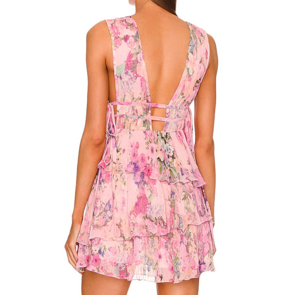Rococo Sand Mist Ruffle Dress - Picture 3 of 7